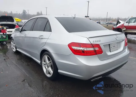 2013 Mercedes-Benz E 350 4Matic from USA, damaged, VIN WDDHF8JB6DA709652